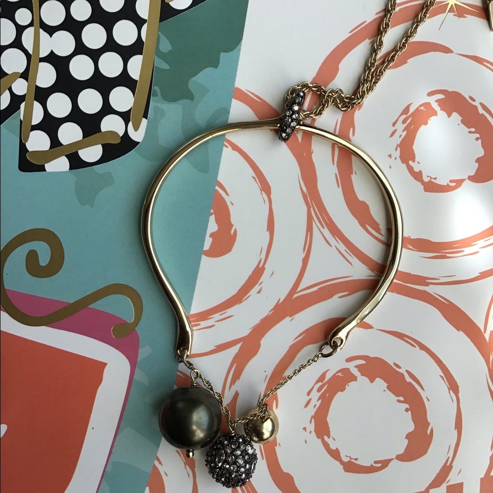 ALEXIS BITTAR HORSESHOE STATEMENT NECKLACE